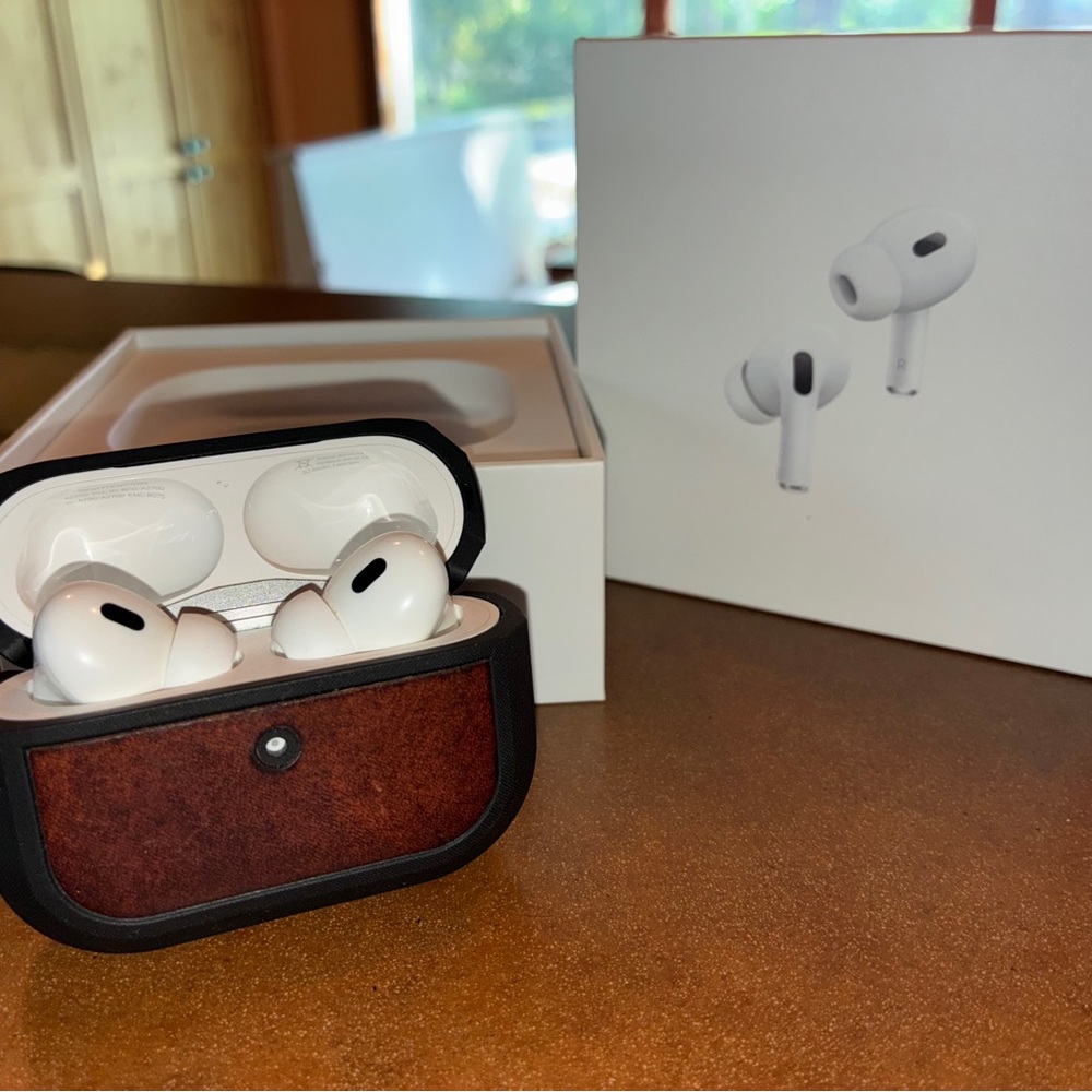AirPods Pro 2 w/ Dbrand Grip Case & Original Tips